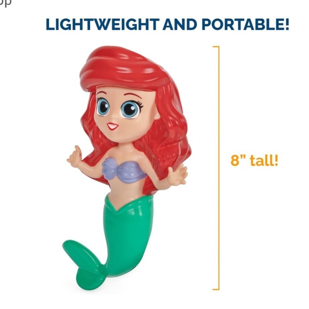 Disney Princess Ariel Floatin' Figure SwimWays Pool Bath Toy Little Mermaid New